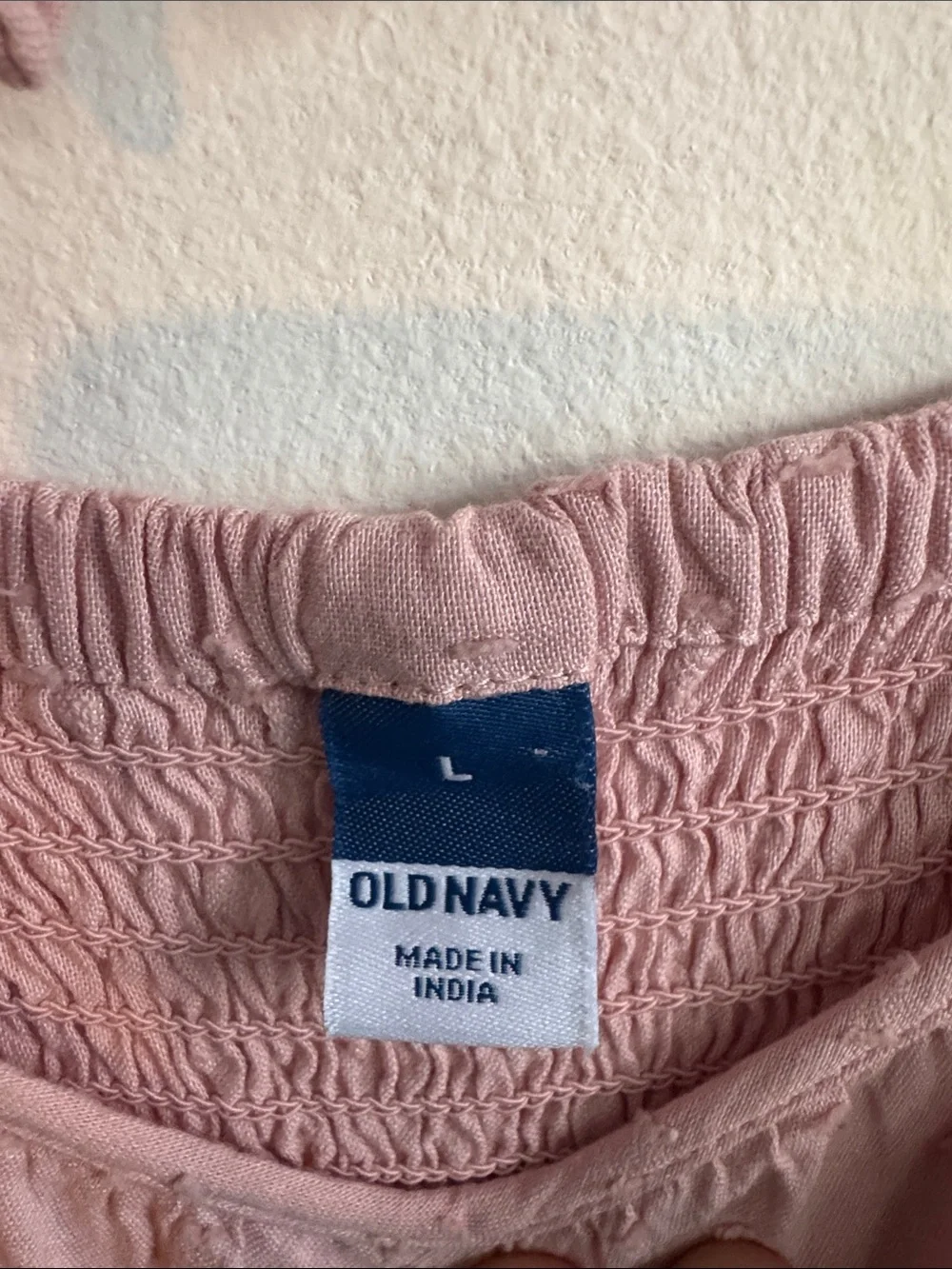 Old Navy Pink Eyelet Midi Dress Girls Size L
